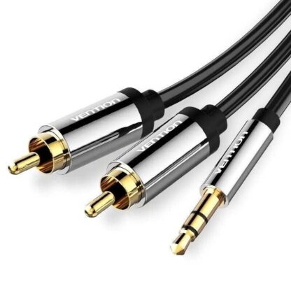 Conexión Cable HI-FI Estéreo Jack 3,5mm - 2 x RCA 2m VENTION
