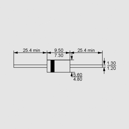 DIODO PFR854 400V/3A DO-201AD rápido - Imagen 3