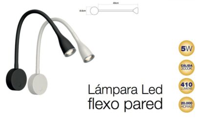 Lámpara LED flexo de pared