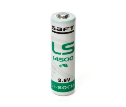 Pila litio cilíndrica Saft LS14500 de 2600mAh, 3,6V (LR06/AA)