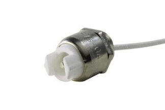 Portalámparas bombilla lineal R7S alargada tubo halógeno cable 15cm