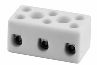Regleta Cerámica 350ºC/800ºC, 4mm², 32A/450V, 33x18x16mm