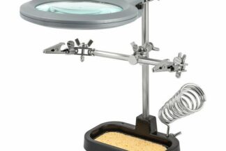 SOPORTE PCB, Soldador, Esponja, Lupa y Pinzas Manos Libres