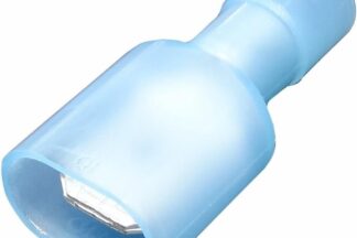 Terminal 6,3mm Macho Aislado Nailon Azul 1,5-2,5mm² AWG 16-14