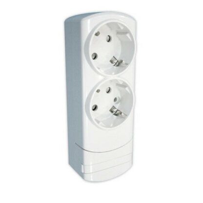 Base múltiple de 2 tomas sin cable 16A 3500W - Imagen 4