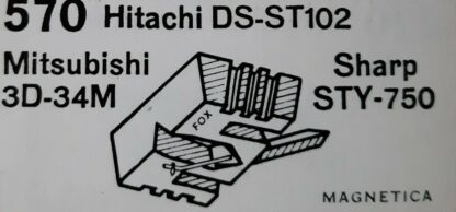 AGUJA FOX 570 DST-W, Hitachi DS-ST102, Mitsubishi, Sharp, Nec, Sansui - Imagen 4