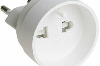 Adaptador de enchufe clavija macho "CE" a Schuko, Max. 2300W