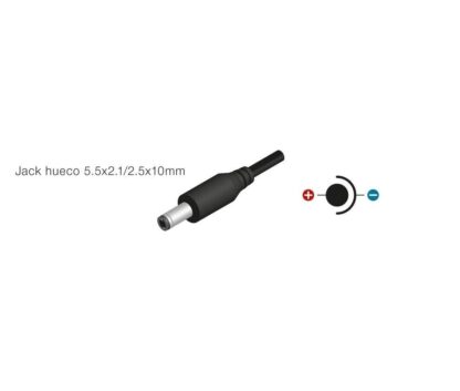 Alimentador 12V/2A BLANCO, 5,5x2,1/2,5mm, Led indicador - Imagen 3