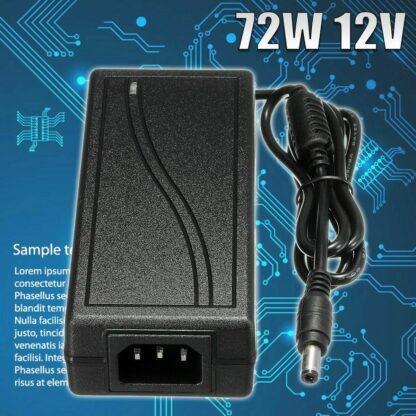 Alimentador Cargador 12V/6A 72W Homologado + Cable 230V 1,8m - Imagen 4