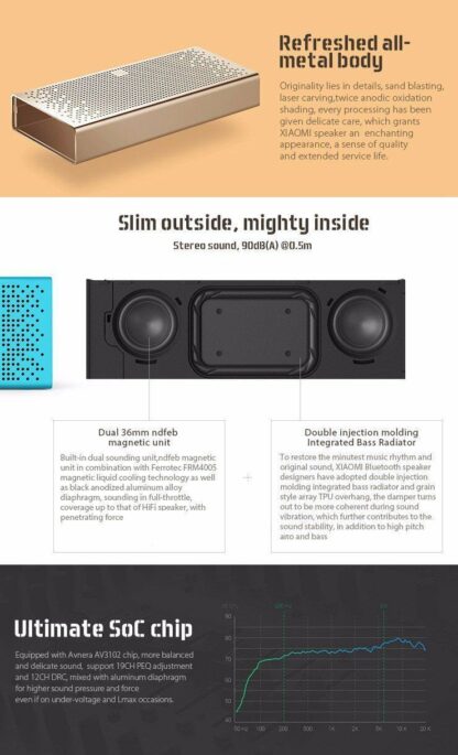 Altavoz Bluetooth Xiaomi portátil 6W (RMS) con reproductor MP3 desde tarjeta SD - Imagen 5