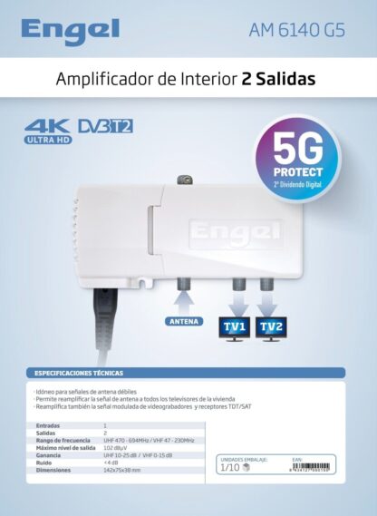 Amplificador de Interior de 2 Salidas - Imagen 4