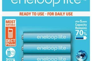 Baterías Recargables Pack x4  AAA (R03) 550mAh Panasonic Eneloop