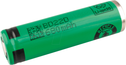 Bateria AA 14500 LITIO 3,6V/680mAh Recargable SONY US14500VR2