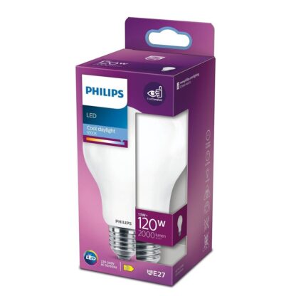 Bombilla E27 Led PHILIPS, 13W, 360º, 865, 6500K