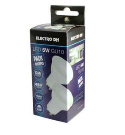 Bombilla GU-10 LED 5W (2 unidades)