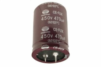Condensador electrolítico 470uF 450V 105º
