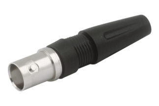 Conector BNC Hembra Aérea sin Soldadura Conexión a Tornillo, 50 Ohm