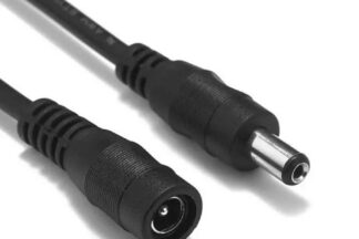 Conexión Cable Alargador Alimentación DC, 1m, 0.5mm² 20AWG, 5A