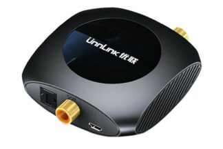Convertidor Audio Digital Toslink/Coaxial a Toslink/Coaxial, Bidireccional