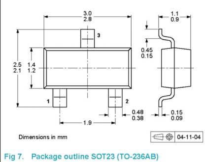 Diodo BAW56 85V/0,215A SOT-23 DIOTEC - Imagen 4