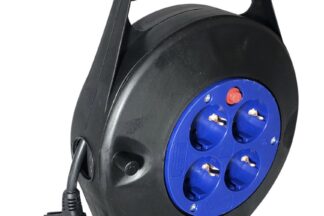 Enrollacables 10m Electro DH 16A/230V 3680W, Cable 3x1,5mm², Termostato