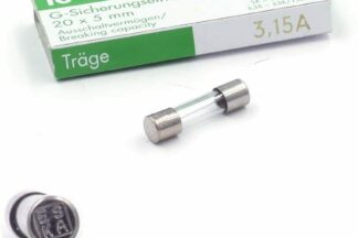 Fusible 3,15A/250V 5x20mm T Lento 522.522 (10 Uds)