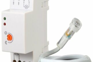 Interruptor fotoeléctrico 230V 3100W, IP65, Carril DIN