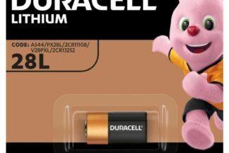 Pila Litio 6V Duracell 28L, PX28L, A544, 4LR44 Mide 13x25mm