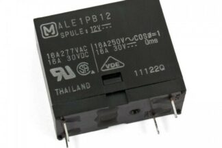 RELE 12VDC 16A 1ctos 2+2 Pin Paso 3,5mm 29x25x12mm