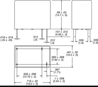 RELE 5V 5A/250V OJT-SS-105LM, OJT-SS-105LM.000, TE 1461492-2 - Imagen 3